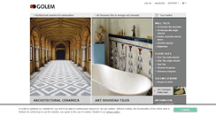 Desktop Screenshot of golem-baukeramik.de